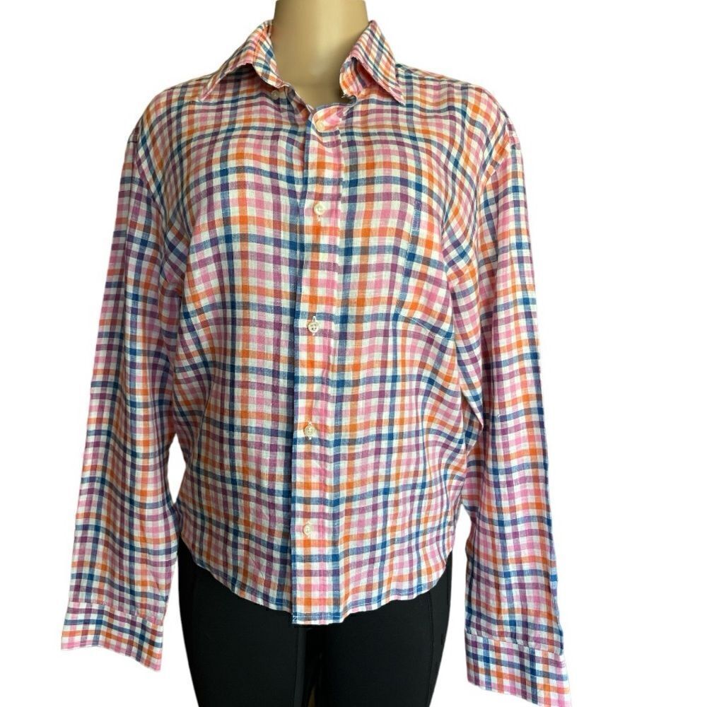 Alan Paine plaid top - Picture 2 of 8
